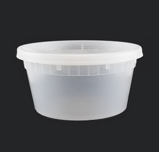 Deli Circular Containers with Lids