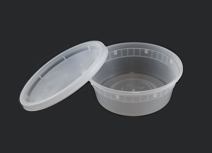 Deli Circular Containers with Lids