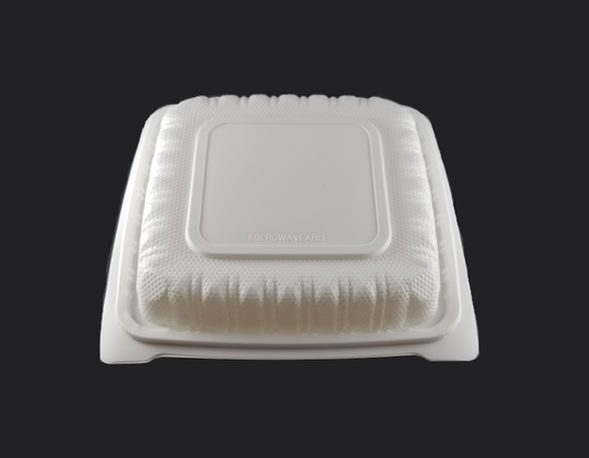 6.5" Single Compartment Hinged